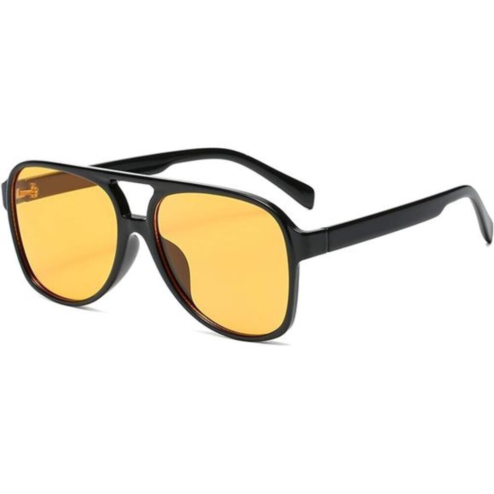 Night Vision Driving Glasses - 70s Sunglasses for Women Men Double